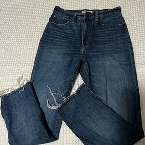 Madewell Indigo Cropped Jeans